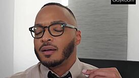 Gamer Stepson Rides Stepdad's Black Cock Hard