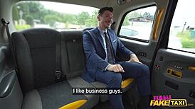 so this lucky guy scored with a horny female taxi driver