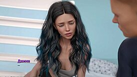 哇，玩大气项目第15部分，海滩性爱和喷水太不真实了！