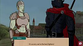 So, in Queens Brothel part 9, this busty orc just dominates with snu snu action.