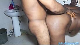 Stepfather Drills Juicyfatpussy12 in Steamy Shower Scene