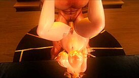 Maid Binds Boss For Special Service!