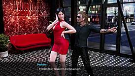 Watch this slut give a rough deepthroat blowjob on a monster cock in fashion business