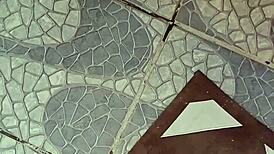 Tbt Drilling Young Brazilian on Rooftop for All to See. Public Deepthroat and Cumshot Shock Crowd.