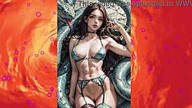 a i stilz explores rabbit hole with huge 3d anime tits in hentai