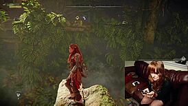 redhead european gamer slut forgets webcam on during play