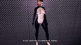 3D BBW hot Asian slut pounded hard by her fat boss with monster cock.