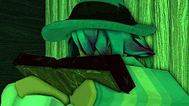 i got roughed up by this big tits anime chick, it was so intense part 2