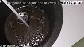 Close-up reality anime creampie with skinny babe