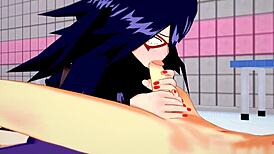 My Hero Academia hentai with Bakugou Katsuki banging Namuri Kayama. Raw blowjob and creampie action!