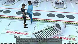 stranded in space 7, red haired step sister in the shower, oh no i cant resist