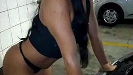 Lenev8 Causing in Lingerie on Sao Paulo Streets!