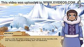 avatar hentai: four elements trainer, lesbian action starts here?