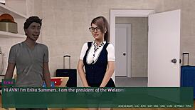 PLEASURE THIEVES 01 - BURGLAR COMES TO UNIVERSITY FOR CURVY CREAMPIE DATING GAME