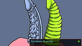 Big Butt Professor Bound and Fucked by Pimp