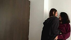 my best friend's wife squeezes mouth