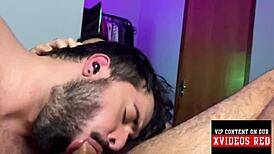 Vincent and Vitor rim, finger, and suck each other's asses?