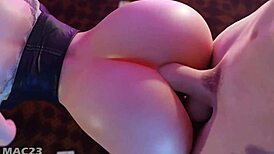 3D动漫狂野深喉大战