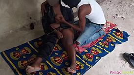 Cheating Wife Moans as Contractor's Dick Pounds Her Pussy