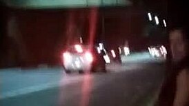 Lenev8 Causing in Lingerie on Sao Paulo Streets!