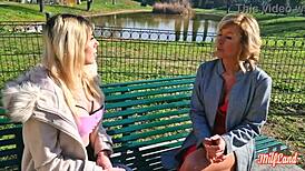 emmy, a belgian milf, is feeling so horny in part 1