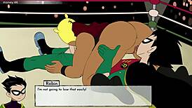 jinx from 18titans part 13 in anime style 😊