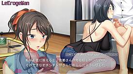 Nodoka 6 gets creampie after blowjob in anime couple scene!