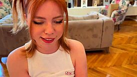 I cummed in her panties in doggystyle while her parents were out, and she swallowed it all.