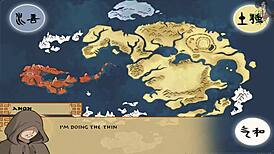 avatar hentai: four elements trainer, lesbian action starts here?