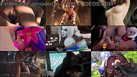 SFM动漫合集10.0.2猛烈高潮冲击！