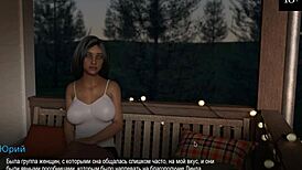 Bound milf slut gets her ass fucked in hentai gameplay