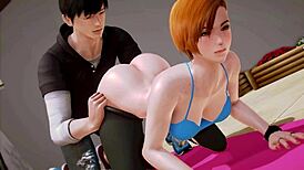 waifu academy - chatherine 18 nude scenes with cute boobs tits outfit and huge sexy game action