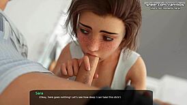 milfy city virgin 18yo step sister sara explores deep taboo in hentai 3d game part 92.