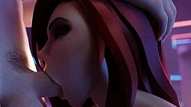 3D动漫狂野深喉大战