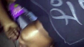 Big Booty Midget Sneaks in for Sloppy Encounter