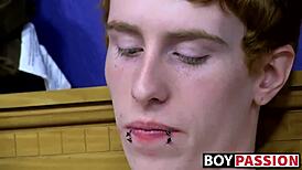 guy with red hair interviewed before solo session