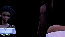 Nalani Mahiai GETS FUCKED by GLAMOROUS BIG BLACK COCK in HENTAI SCENE with MONSTER COCK