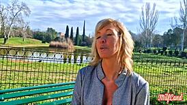 emmy, a belgian milf, is feeling so horny in part 1