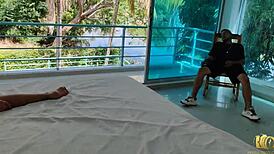 Mara Fucks Her Muscular Stepbrother In Many Positions Until He Cums