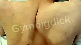 gay asian muscle twink rides boyfriend's monster cock anal