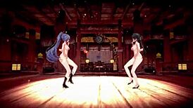 honkai star rail characters engage in hentai mmd action