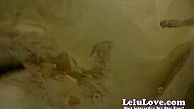 Intimate Underwater Shaving Ritual