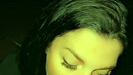 In the park, I fucked my stepsister with her big cock, giving her a facial cumshot.