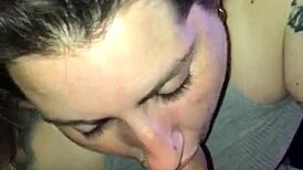 una rica chupadita me da esta putita y se la traga toda?