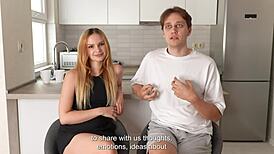 A quick chat before we dive into pleasuring each other.