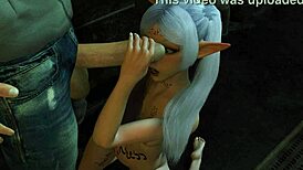 Frieren Elf Gets Intensely Fucked in Standing Position in This Hentai Parody