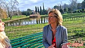 emmy, a belgian milf, is feeling so horny in part 1