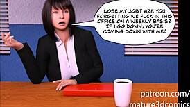 Wow! Big Ass Teacher Rides Principal's BBC in 3D Comic!