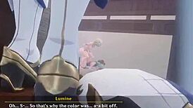 我迷上了PinkSama在Mondstadt的夜晚集与狂野3D扶她女同性恋行动