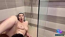 Harmony Reigns Creampied by BBC in Steamy Shower